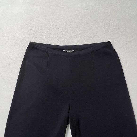 Misook Nancy Pull On Knit Pants Womens Sz M Black Straight Leg Elastic Waist - Picture 8 of 14